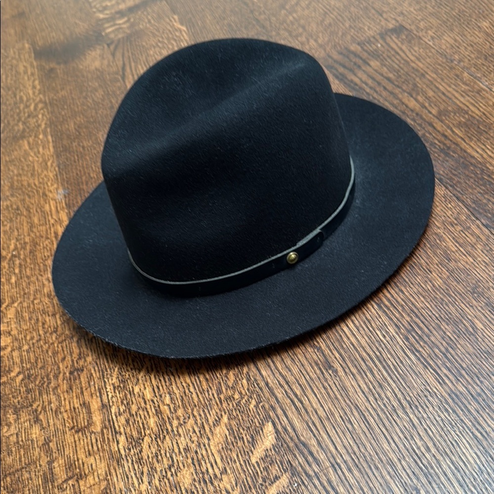 Rag & Bone Black Fedora Hat